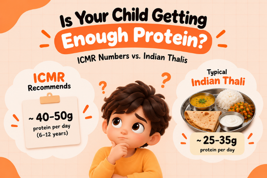 Is Your Child Getting Enough Protein? ICMR Numbers vs. Indian Thalis