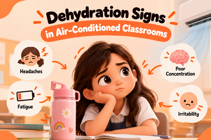 Dehydration Signs in Air-Conditioned Classrooms