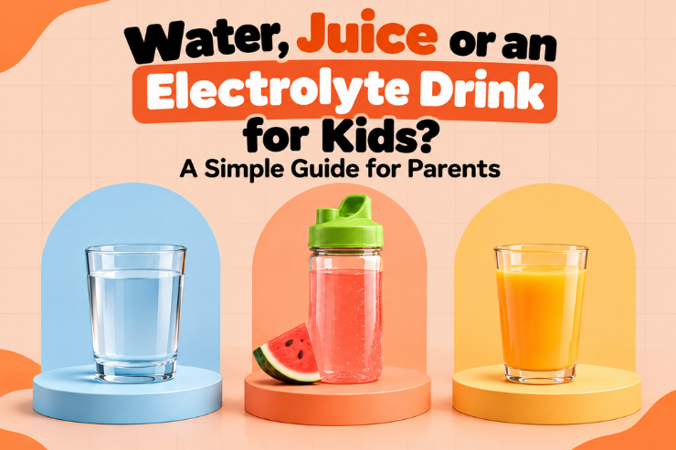 Water, Juice or an Electrolyte Drink for Kids? A Simple Guide for Parents