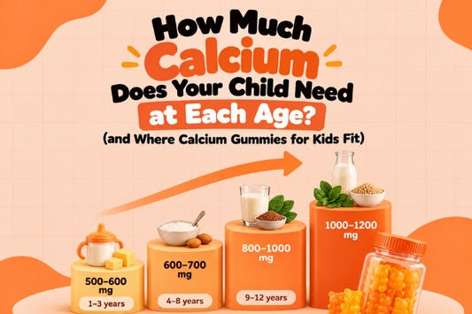 How Much Calcium Does Your Child Need at Each Age? (and Where Calcium Gummies for Kids Fit)