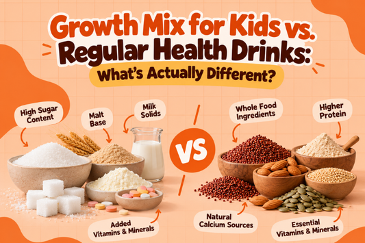 Growth Mix for Kids vs. Regular Health Drinks: What's Actually Different?