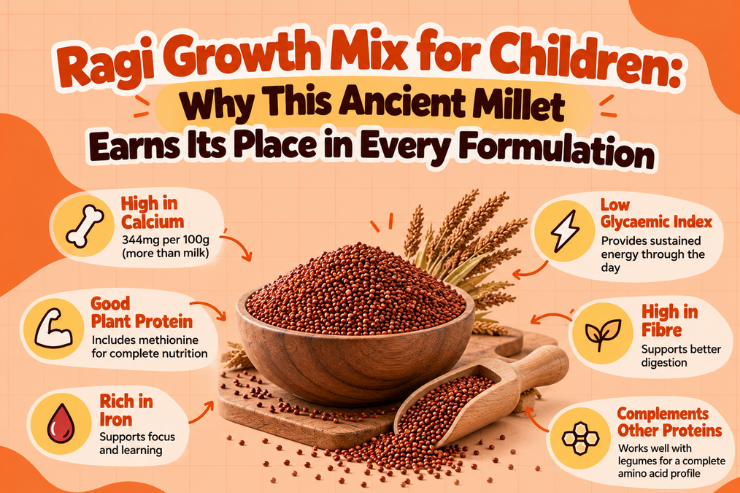 Ragi Growth Mix for Children: Why This Ancient Millet Earns Its Place in Every Formulation