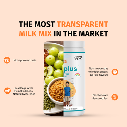 Smart Growth Mix – Daily Nutrition for Kids’ Height, Bone Strength & Immunity (400g)