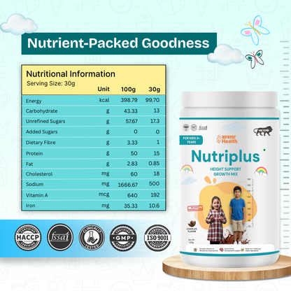 Smart Growth Mix – Daily Nutrition for Kids’ Height, Bone Strength & Immunity (400g)