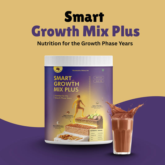 Smart Growth Mix – Daily Nutrition for Kids’ Height, Bone Strength & Immunity for Age 12+ (400g)