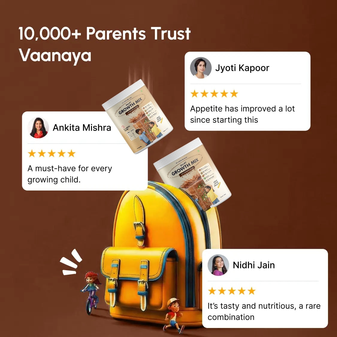 Smart Growth Mix – Daily Nutrition for Kids’ Height, Bone Strength & Immunity