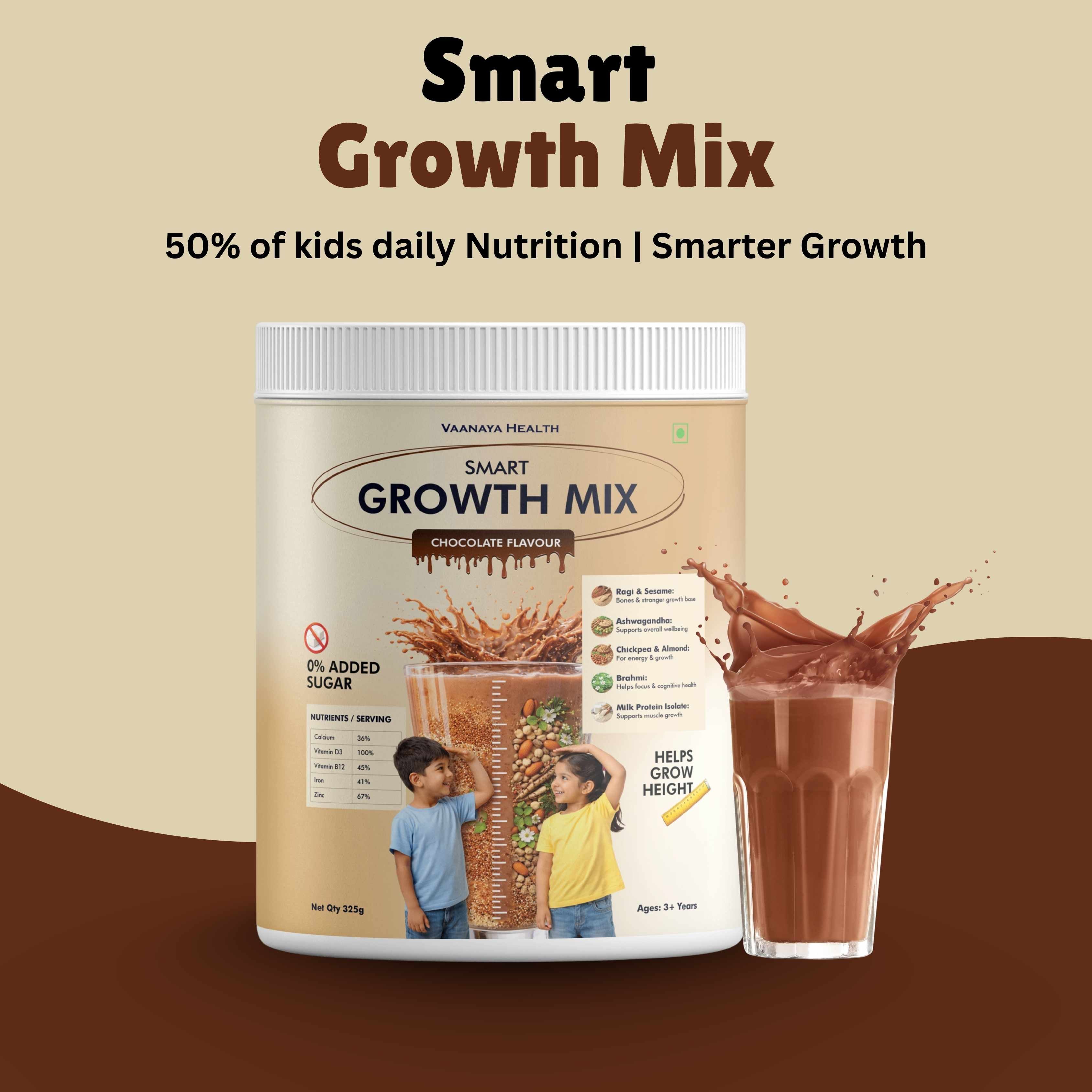 Vaanaya Smart Growth Mix — Chocolate Flavour for Kids