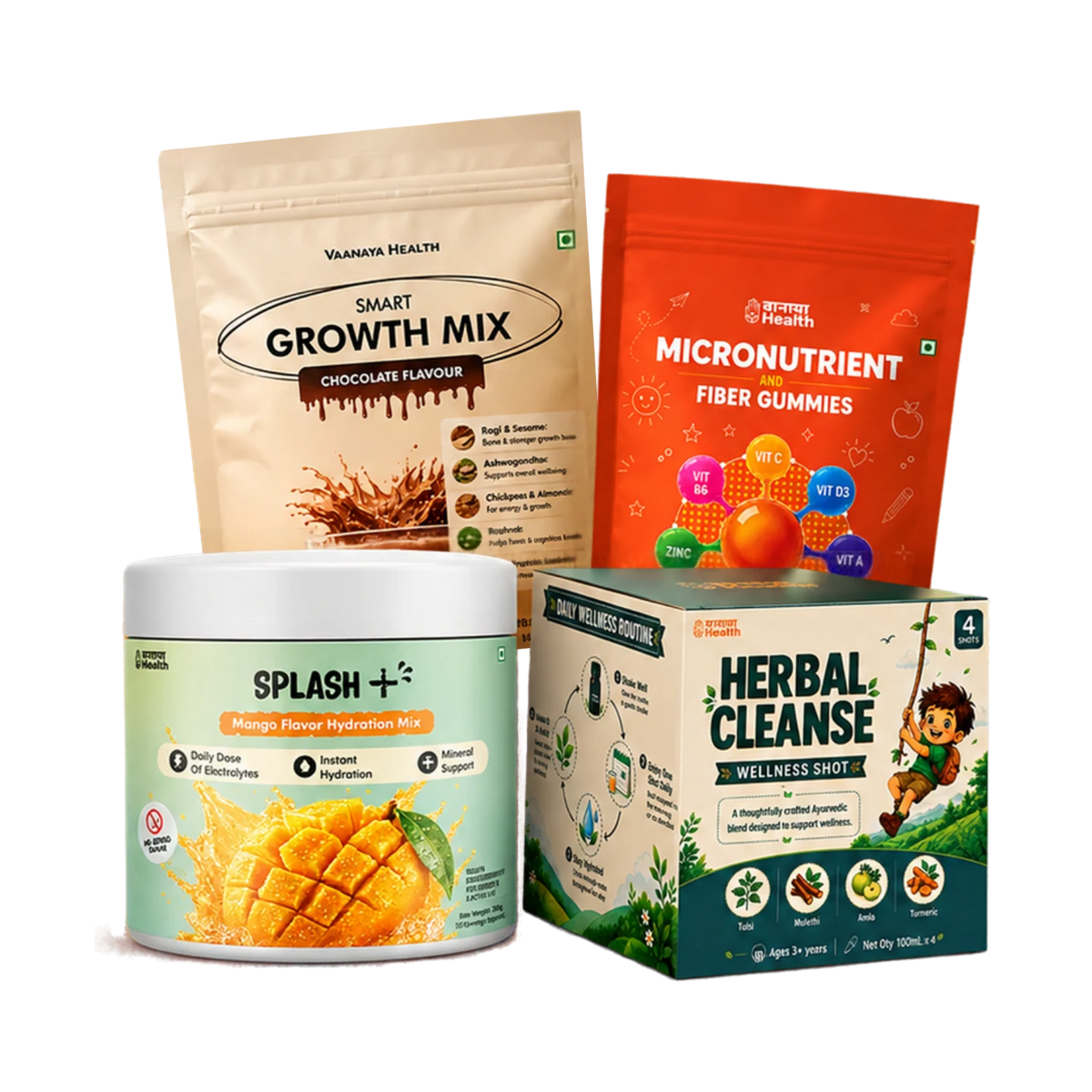 Vaanaya product range for kids