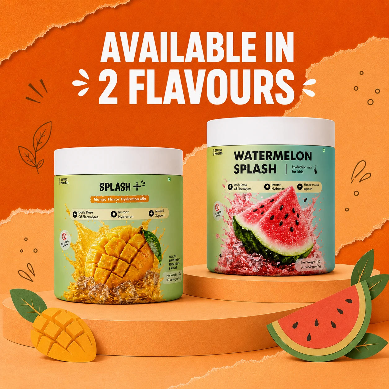 WATERMELON SPLASH+ | DAILY DOSE OF ELECTROLYTES (150g)