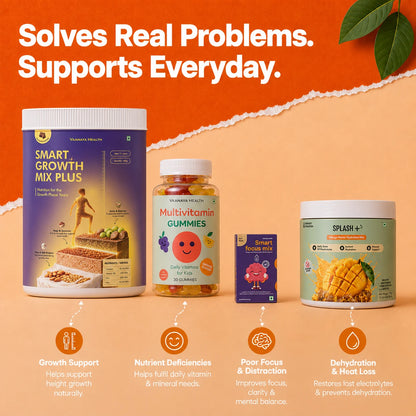 Daily Nutrition Kit for age 12+ | Growth, Immunity & Wellness in One Kit