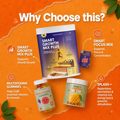 Daily Nutrition Kit for age 12+ | Growth, Immunity & Wellness in One Kit